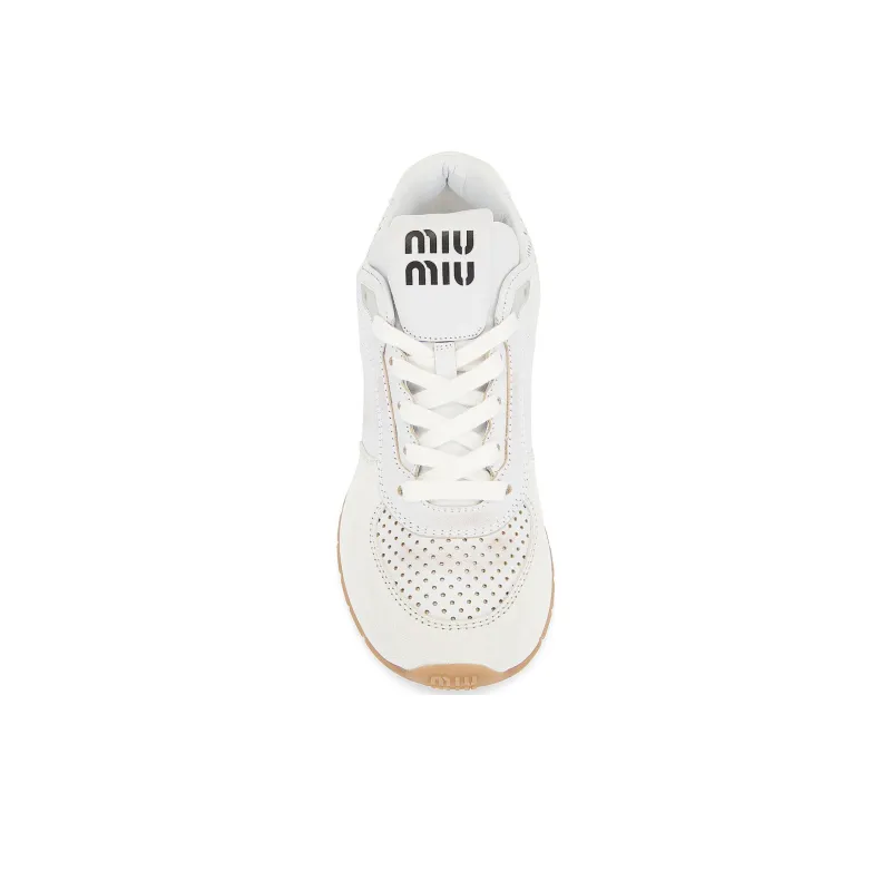 MIU MIU Low Top Casual Shoes Women's White-4