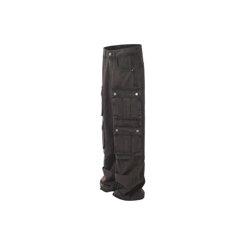 WELTER EXPERIMENT Jeans Unisex Black Brown-2