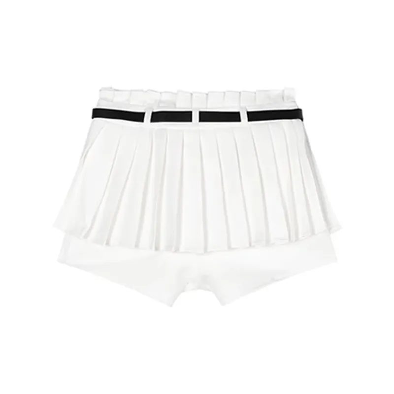 ETSE Casual Short Skirts Women's White-1