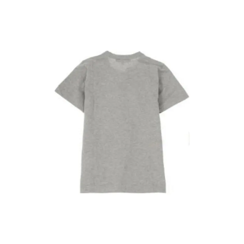 CDG Play T Shirts Men Gray-1