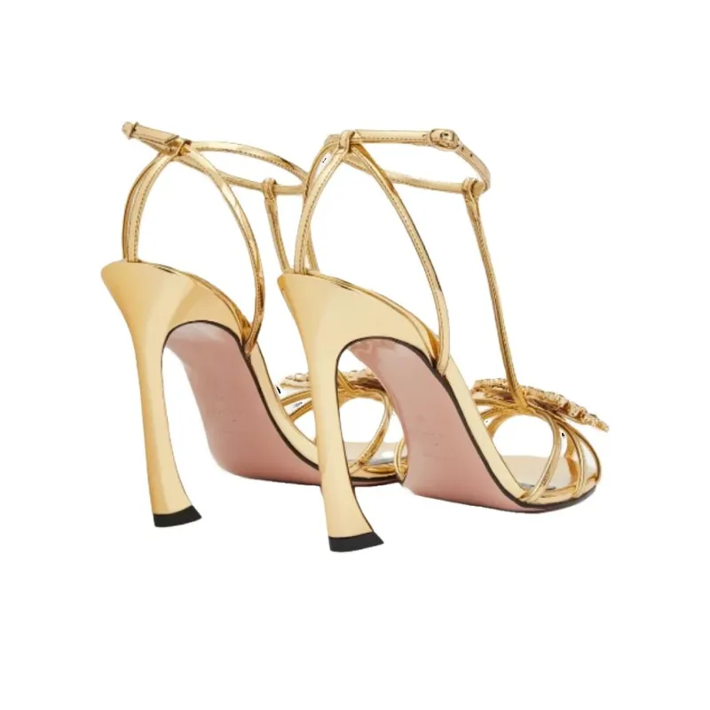 Pīferi Maggio 100mm Caged Sandals-4