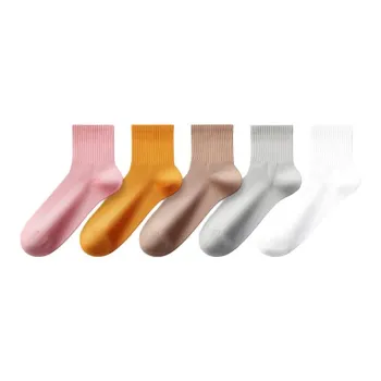 MIIOW Mid-Calf Socks Women's 5 Pack