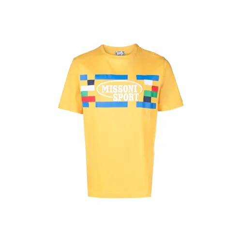 MISSONI T-Shirts Men Banana Yellow