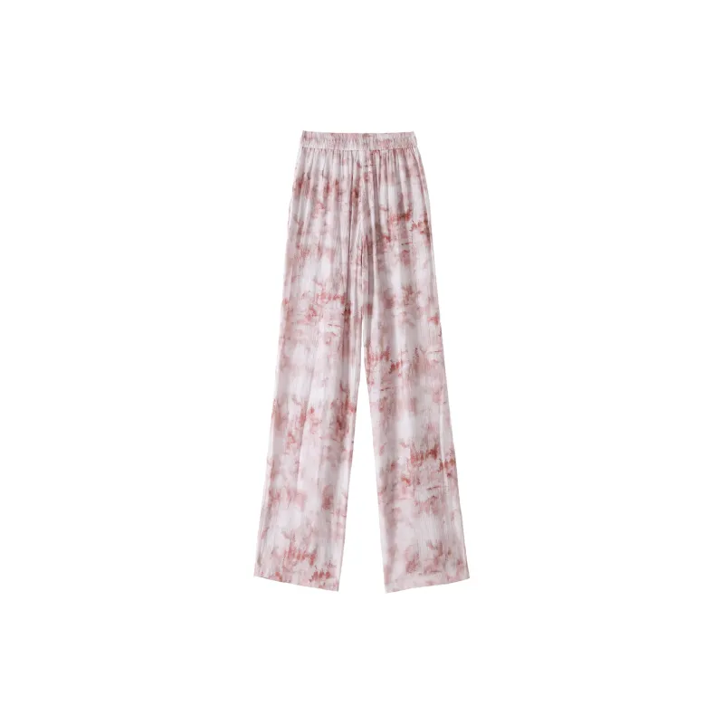 0571 Family Casual Pants Women's Pink-1