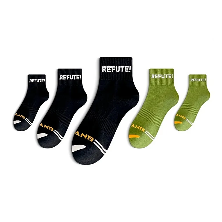 LUOLIAN Mid Calf Socks Men's 5 Pack-3