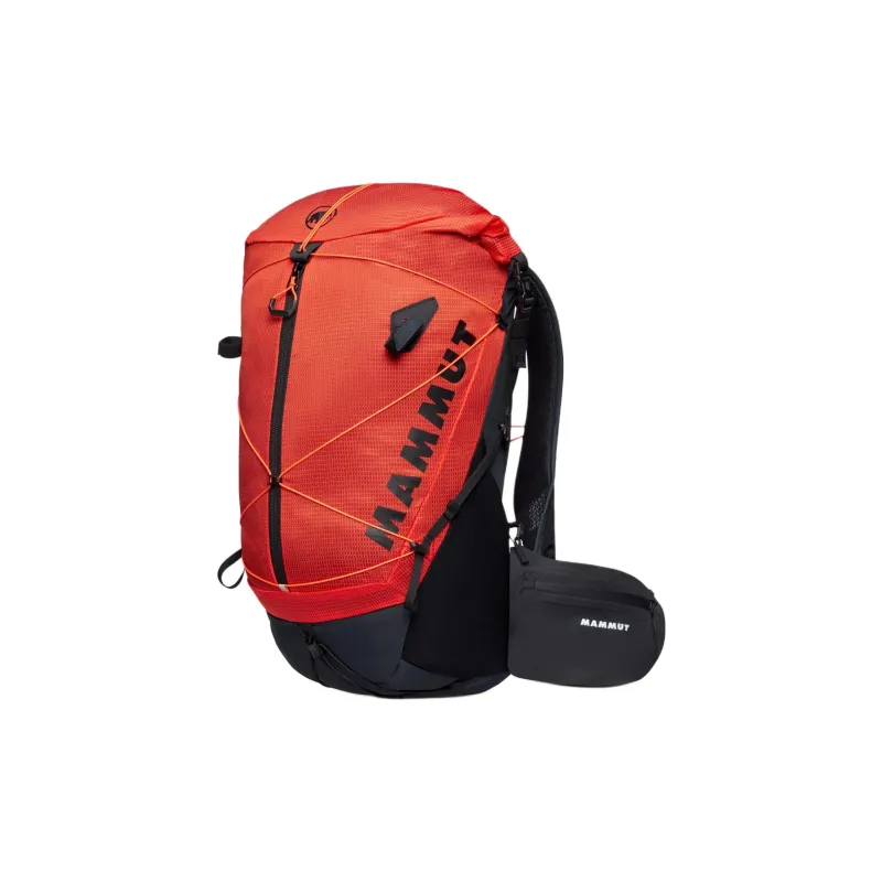 MAMMUT Ducan Polyamide Outdoor Mountaineering Bag Backpack Women's Hot Red & Black-0