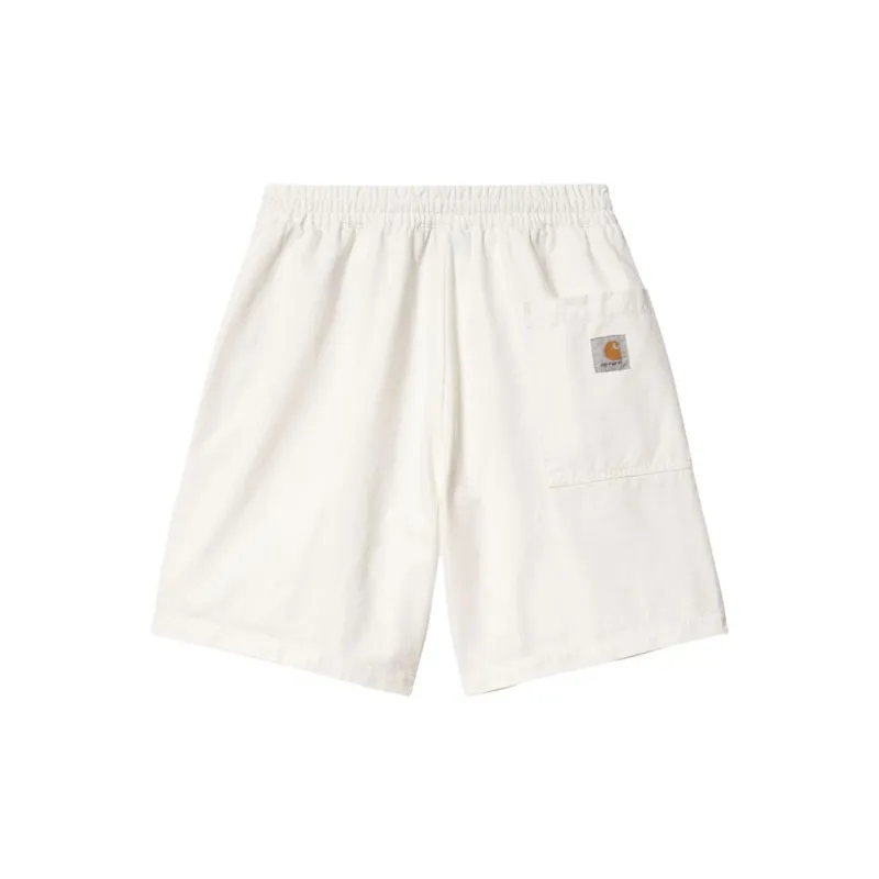 Carhartt WIP Rainer Herringbone Logo Patch Shorts-1