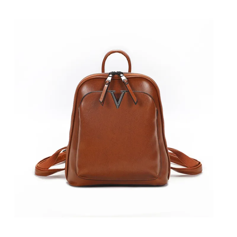 H YXIANG Cow Leather Backpack Women's-8