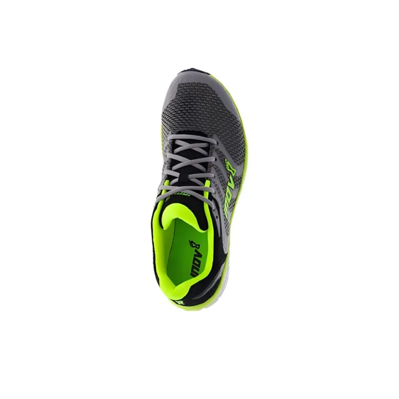 INOV-8 Slip-Resistant Breathable Low-Top Training Running Shoes Men's Gray Neon Green-2
