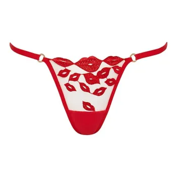Victoria's Secret PINK BLUEBELLA Marian Thong Panty/Tomato Red Underpants Women's 1 Pack Tomato Red
