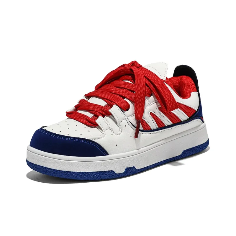 Little Red Man Low-Top Skateboard Shoes Unisex-1