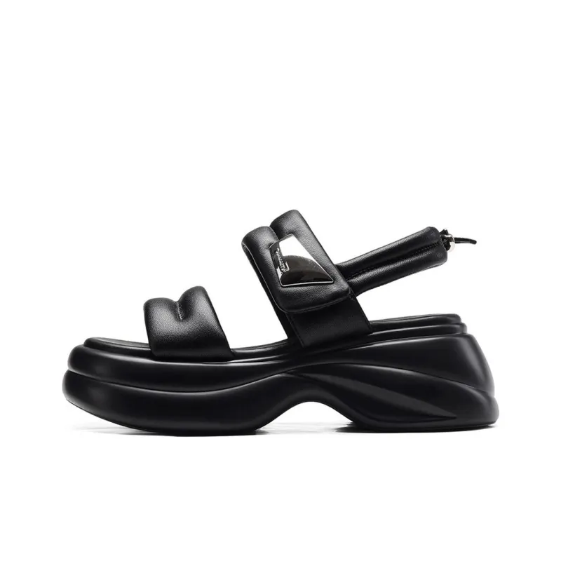 BOSSSUNWEN One Strap Sandals 6.5cm Women's-0