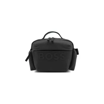 HUGO BOSS Polyester Handbag Fanny Pack Men's Black