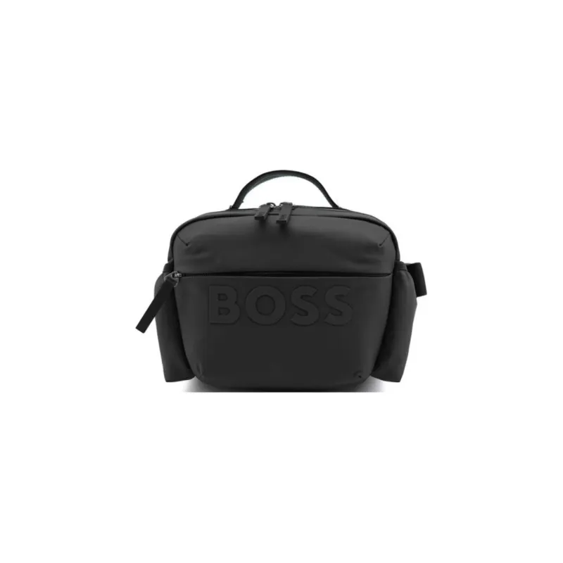 HUGO BOSS Polyester Handbag Fanny Pack Men's Black-0