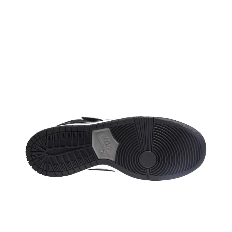 Nike Sb Dunk Mid Black Medium Grey-3