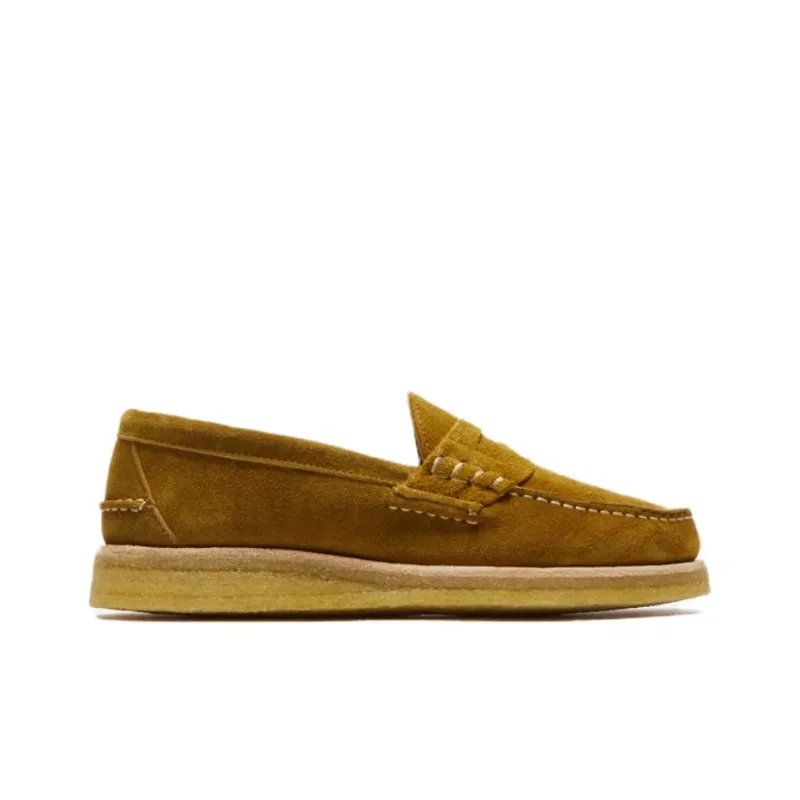 YUKETEN Loafers Men's Yellow Brown-1