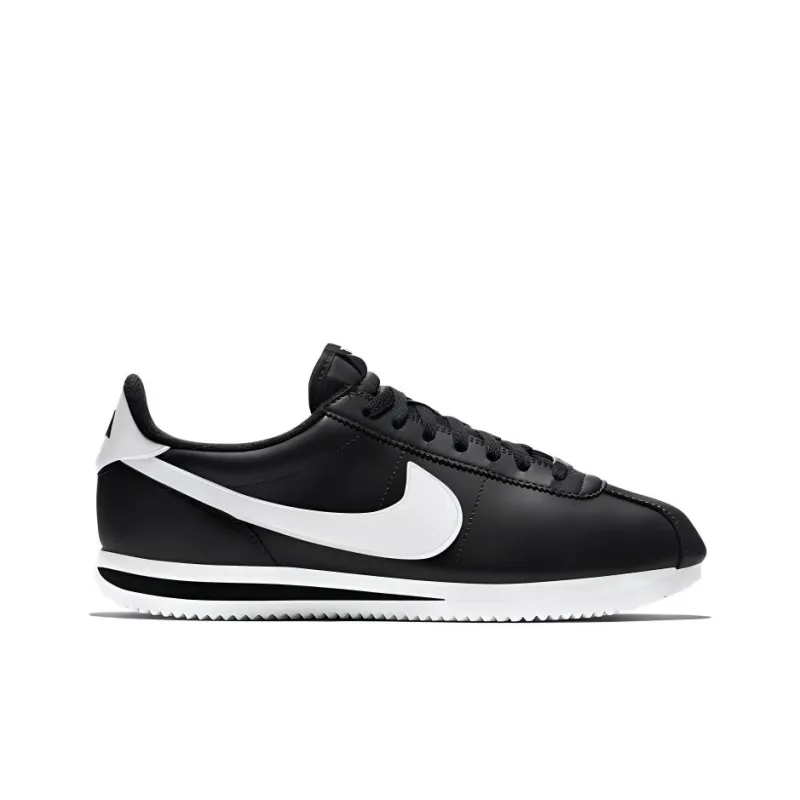 Nike Cortez Basic Black White-1