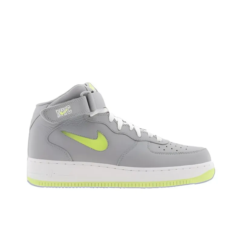 Nike Air Force 1 Mid '07 'Wolf Grey Volt'-1