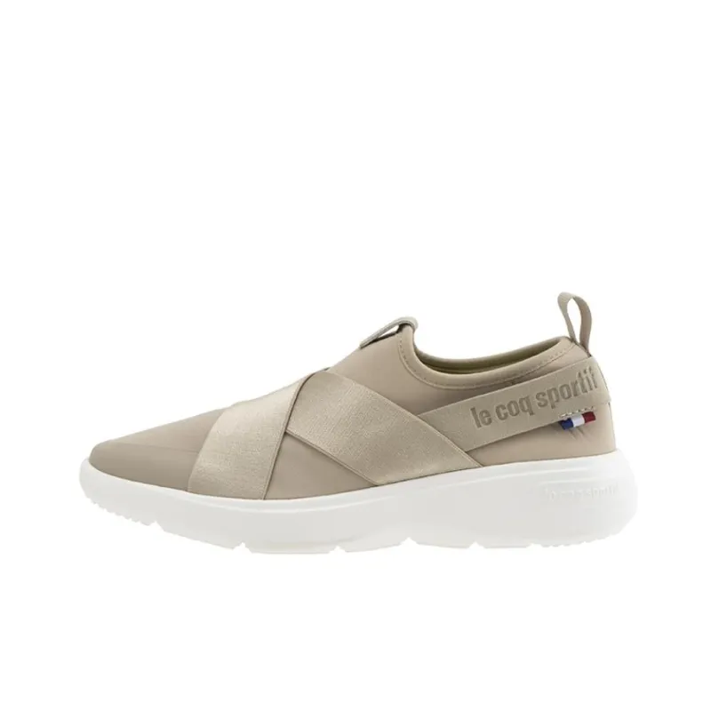 Le Coq Sportif LA RHONE Slip Resistant, Abrasion Resistant, Lightweight Low Top Casual Shoes Women's Beige-0