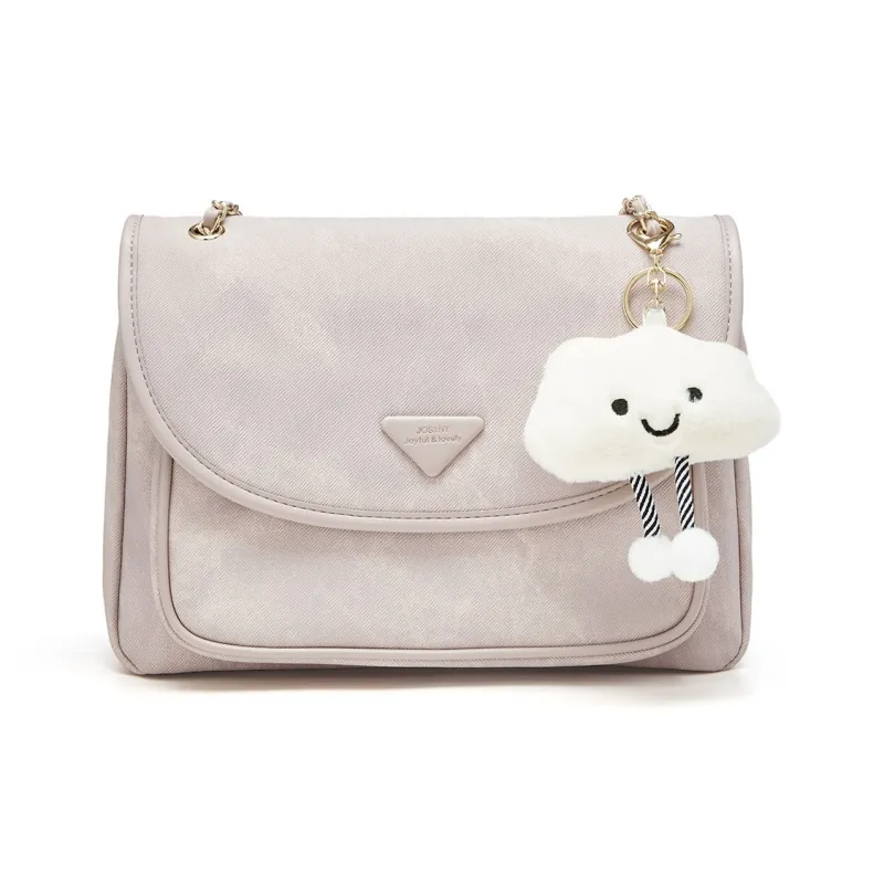 JOSINY Pu Commute Crossbody Bag, Shoulder Bag Regular Women's Gray Blue/Cameo Brown Purple-4
