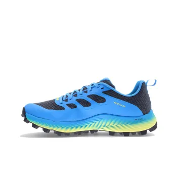INOV-8 Cushioned Slip-Resistant Low-Top Trail Running Running Shoes Men's Blue Gray Yellow