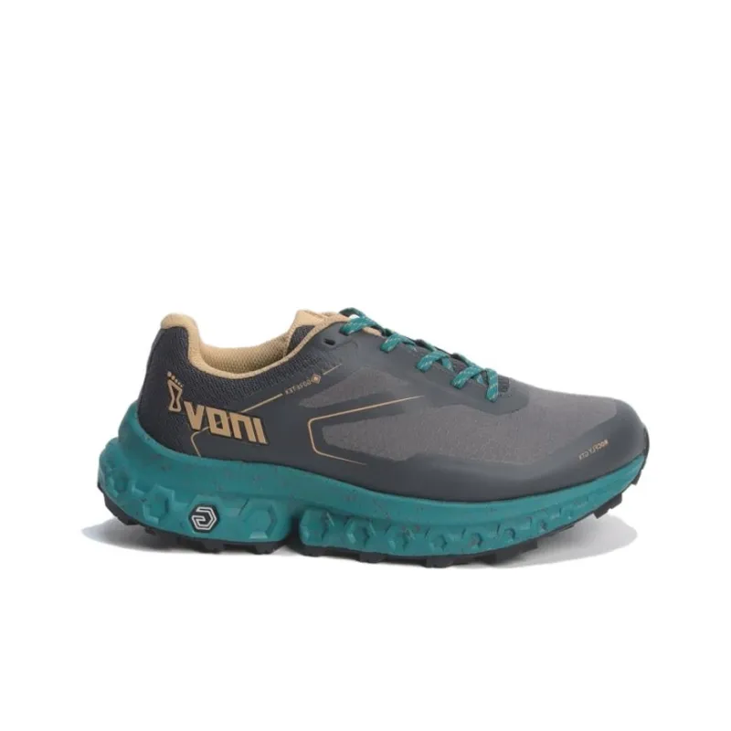 INOV-8 Cushioning Anti-Slip Wear-Resistant Breathability Low-Top Hiking Shoes Women's Gray Blue-1