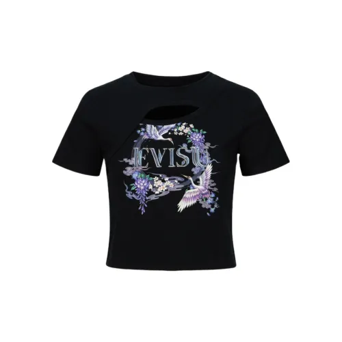 EVISU T-Shirts Women's Black