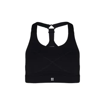 Victoria's Secret SWEATY BETTY Power Medium-Impact Sports Bra/Bk Bra Women's Black
