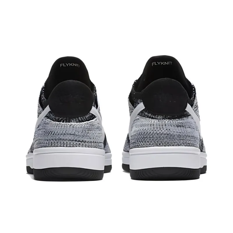 Nike Dunk Low Flyknit Warm Slip Resistant Low Top Skateboard Shoes Unisex Gray-3