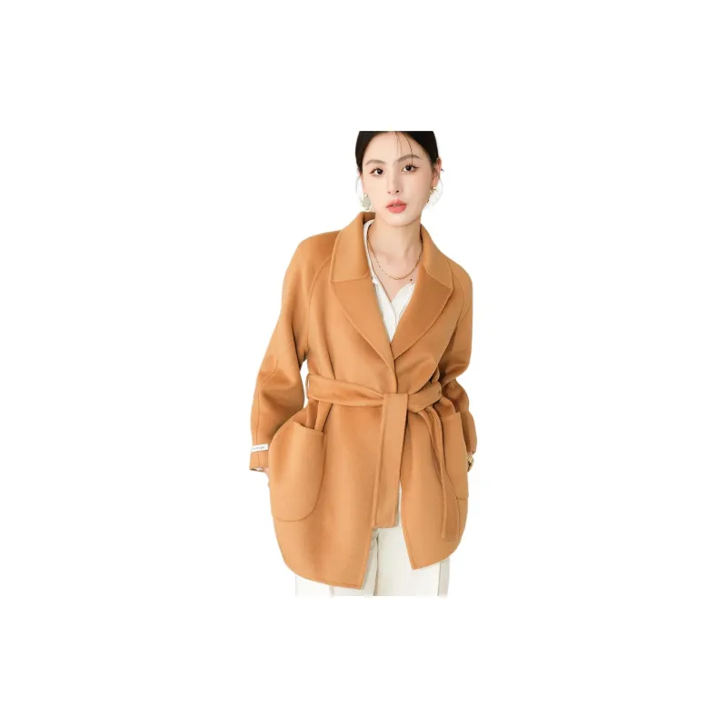Emodues Coats Women's Camel-1