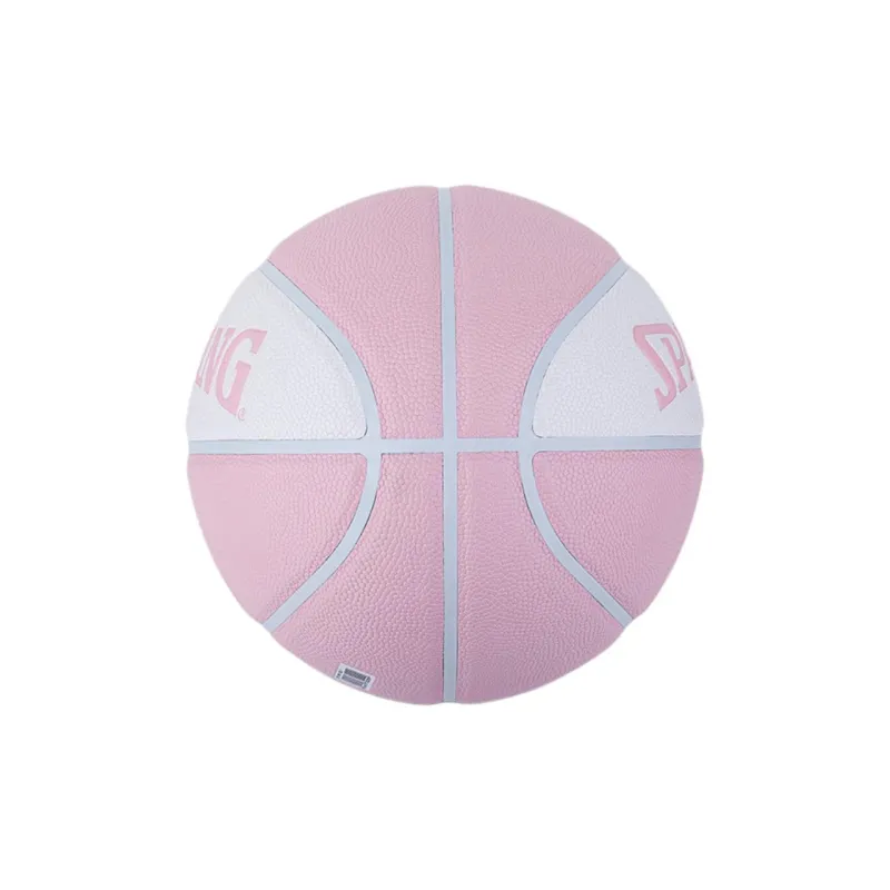 SPALDING G.O.A.T.S Flower Ball Series PU Basketball Pink White Size 7 Ball Training Unisex-2