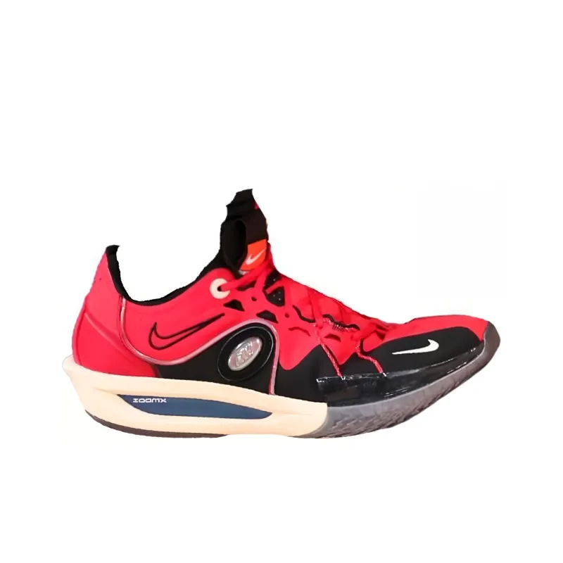Nike Air Zoom G.T.Cut 3 'Flight V' Durable Breathable Low Top Basketball Shoes Men's Red Black-1
