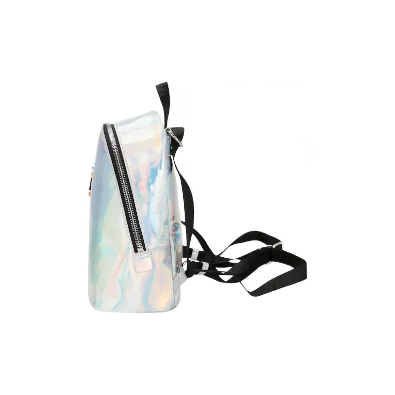 MLB Leather Crossbody Bag, Backpack Regular Unisex Silver-3