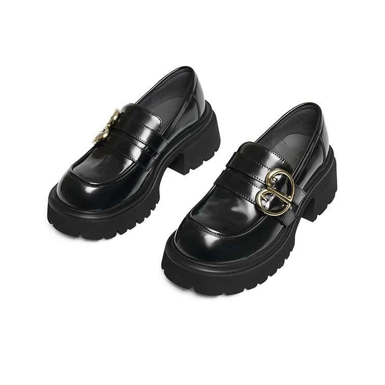 RED DRAGONFLY Loafers Women's Black-3