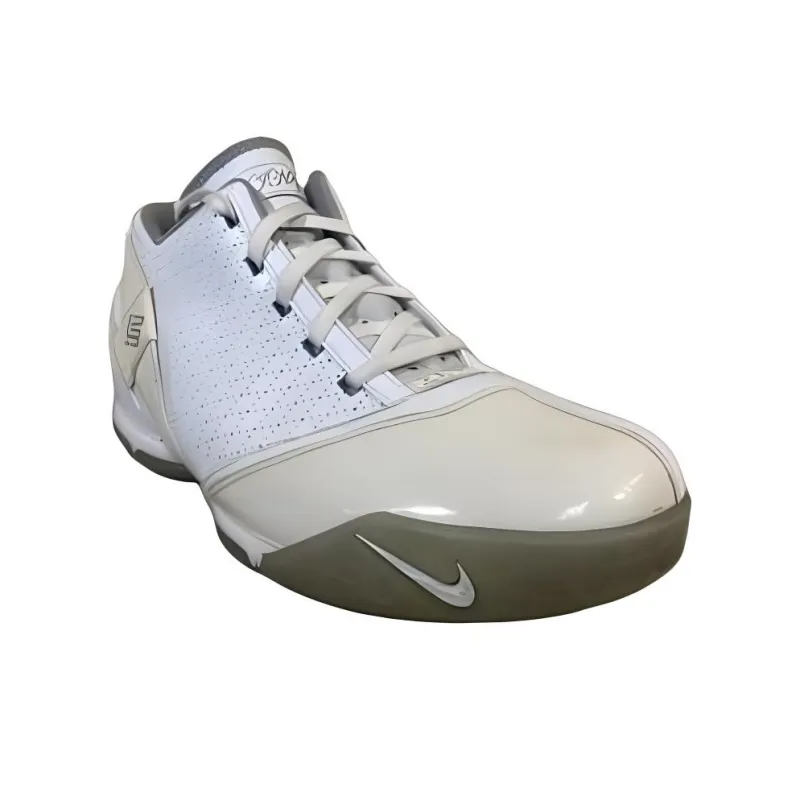 Nike LeBron 5 Low White Metallic Silver-2