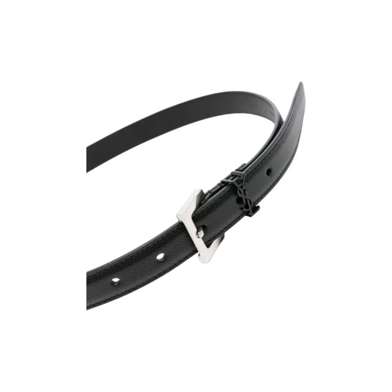 SAINT LAURENT Cassandre logo Belt-1