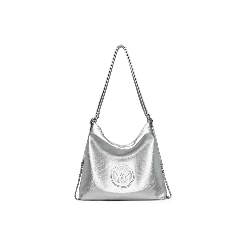 Disney Mickey Series Soft PU Leather Tote Bag, Shopping Bag, Handbag, Shoulder Bag Tubas Women's Black-11
