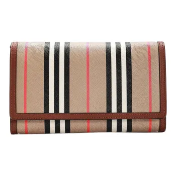 Burberry Canvas Shoulder Bag, Crossbody Bag, Wallet Women's Dark Brown