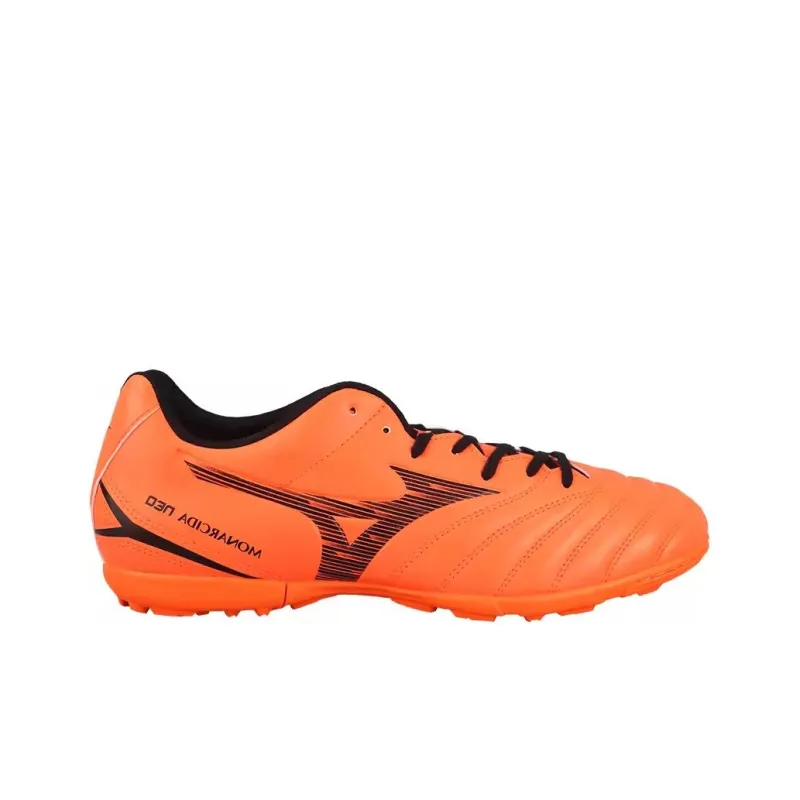 Mizuno Monarcida TF Rubber Broken Studs Cushioning Anti Slip And Wear Resistant Soccer Shoes Men's Orange-1