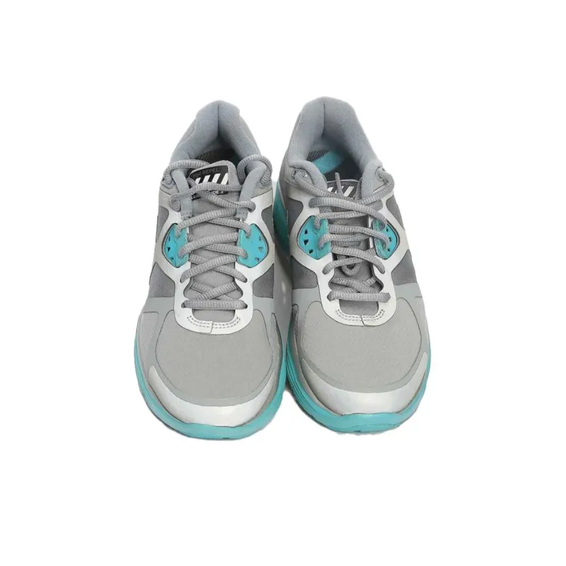 Nike Lunarglide 4 Anti-Slip Wear-Resistant Low-Top Running Shoes Men's Gray Blue-3