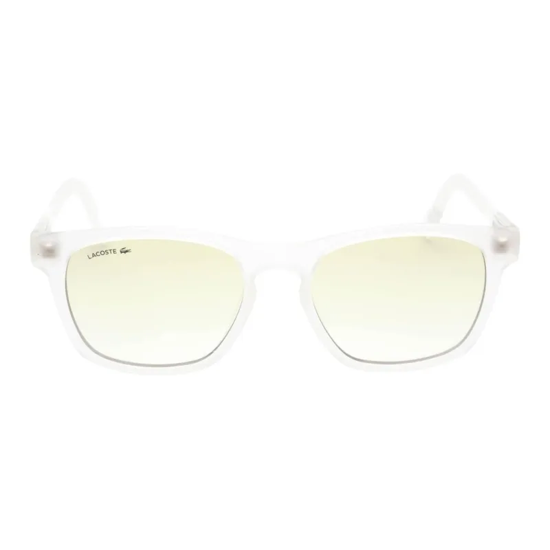 LACOSTE Rectangular Sunglasses Men's White-1