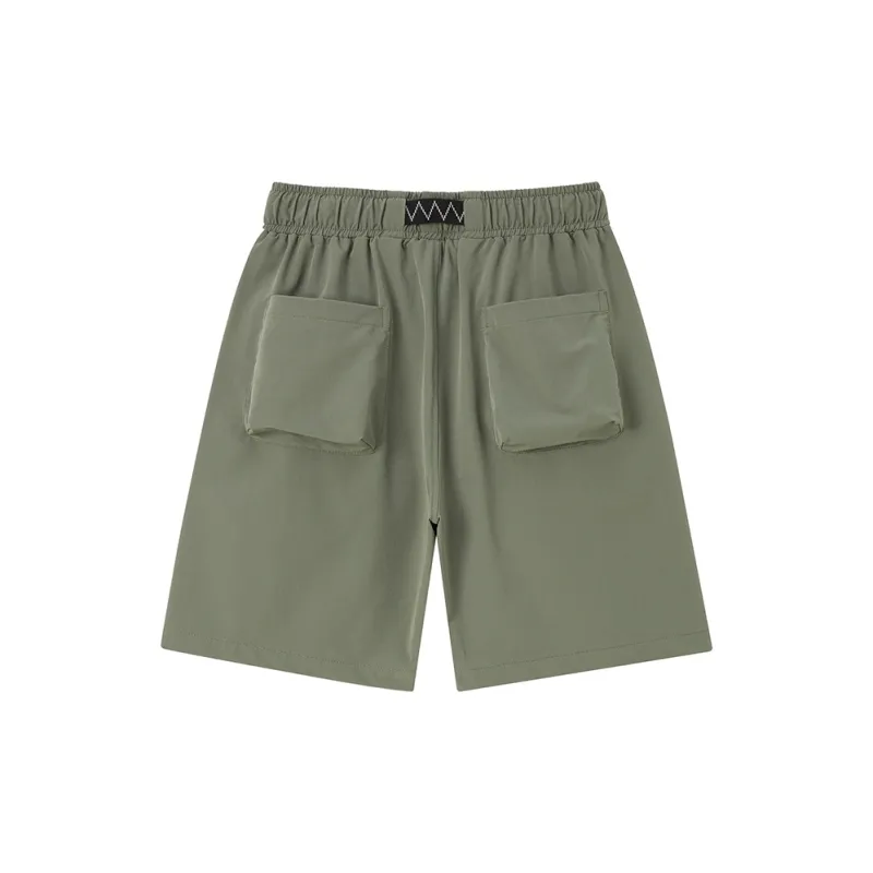 Phew Casual Shorts Unisex Army Green-1