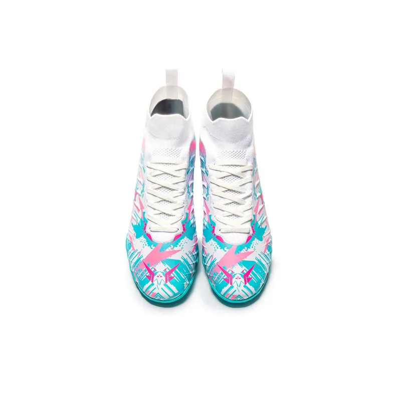 FEELACES Soccer Shoes Unisex Ice Sharp White, Pink Climb 1.0-29