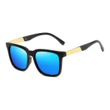 Black Gold Frame with Ice Blue Lens
