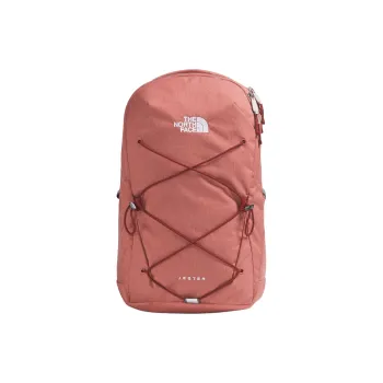 THE NORTH FACE Polyester Outdoor Hiking Bag Backpacks Women's Light Mahogany & Dark Stone Nandu & Iron Red & Black