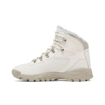 Columbia Newton Ridge Omni-Heat II Wear-resistant And Waterproof High-Top Trekking Shoes Women's White