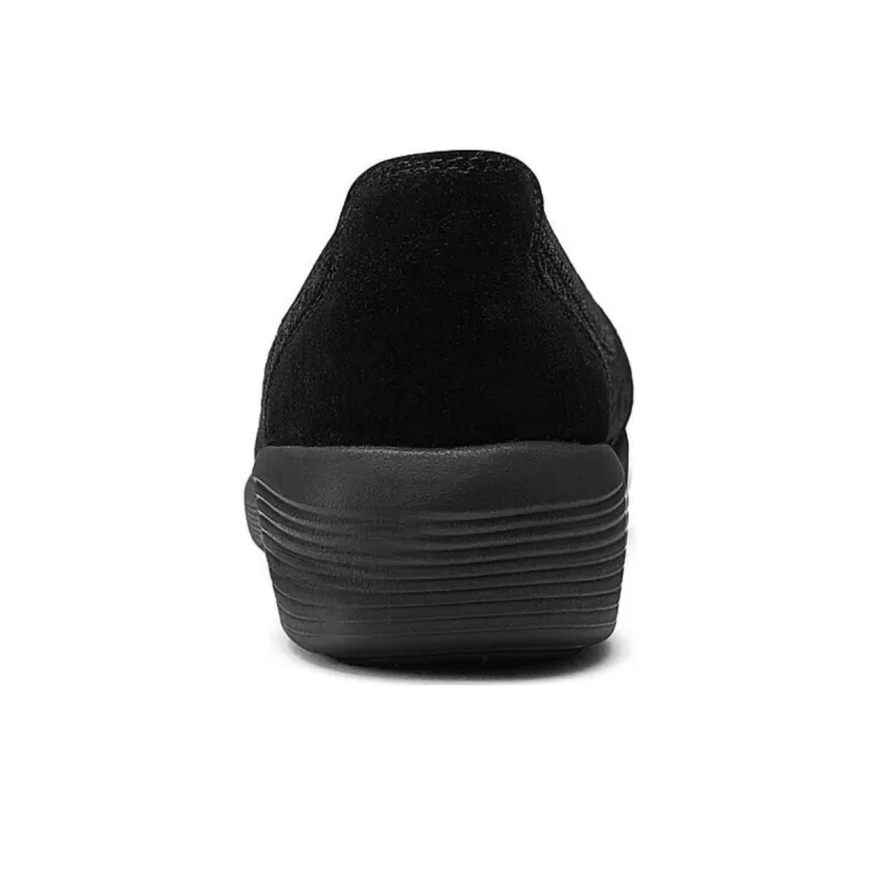 Skechers Arya Cushioning, Wear Resistant Low Top Casual Shoes Women's Black-5