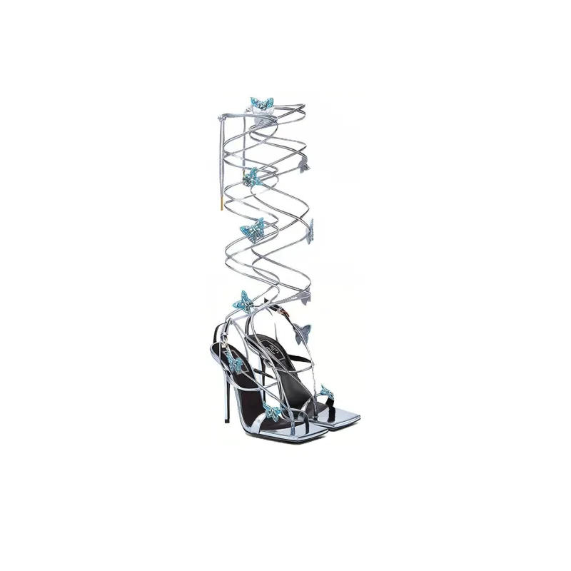 VERSACE JEANS Strap Sandals Women's Blue Black-2