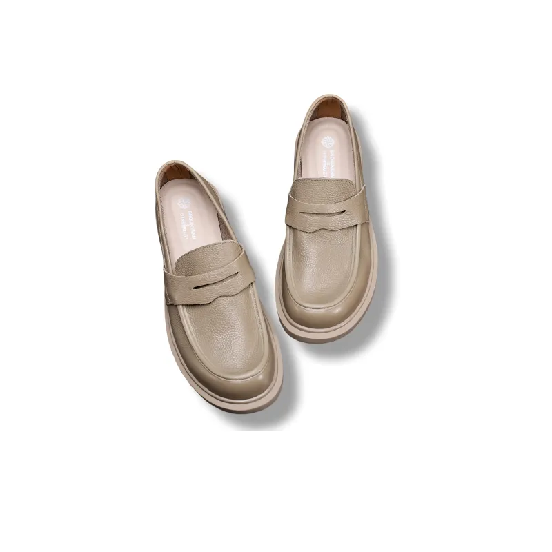 Brounvanm Loafers Men Apricot-3