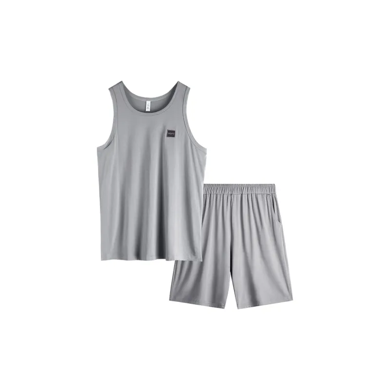 Xuan Liang Pajama Set Men's Pine Frost Green-0